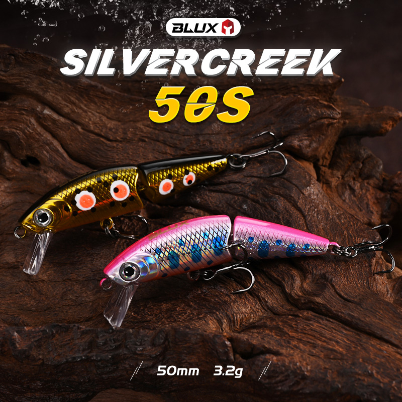 BLUX DR. Minnow Joint 50S Swim - Fishing Lure Popper recension och pris