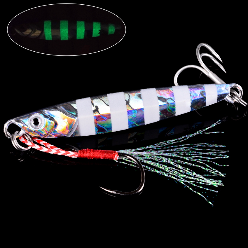 10pcs Metal Jig 7g 10g 14g 17g - Fishing Lure Spoon recension och pris