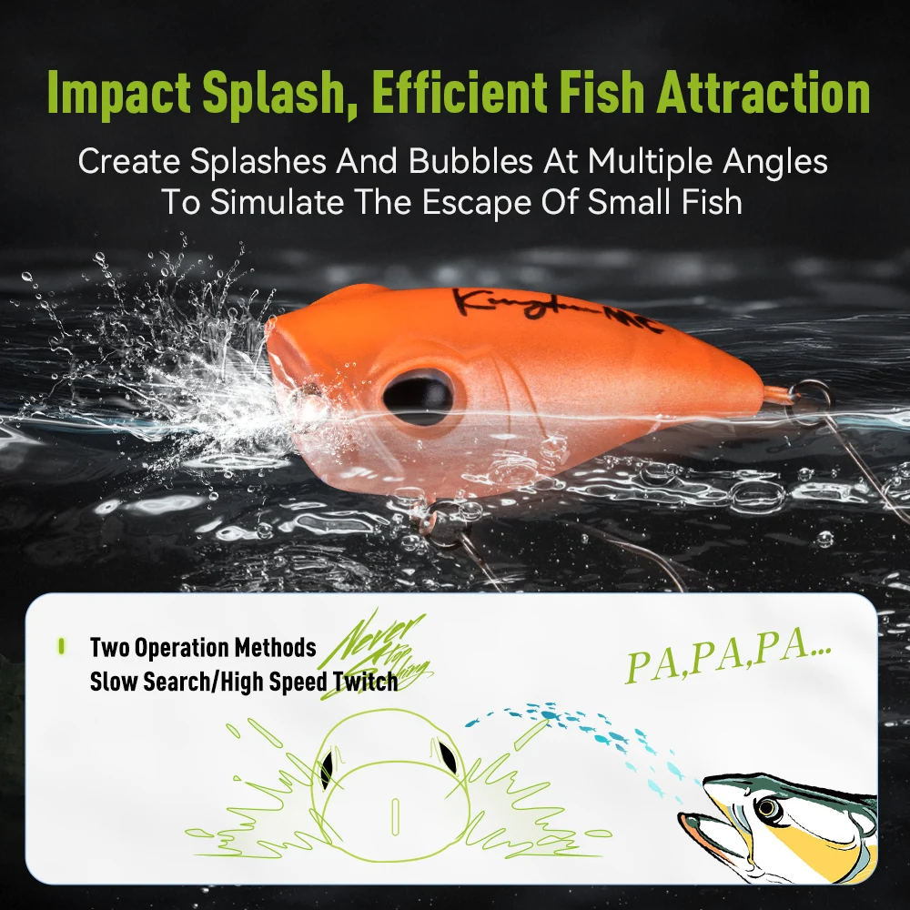 Kingdom Micro Expert Topwater  - Fishing Lure Popper recension och pris