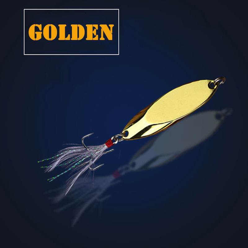 1pc 2.5g-35g Metal Spoon Lure  - Fishing Lure Spoon recension och pris