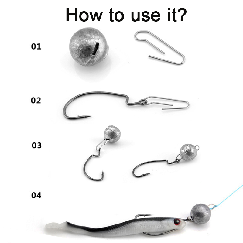 Simpleyi 5pcs/Lot Lead Weight  - Fishing Lure Jig recension och pris