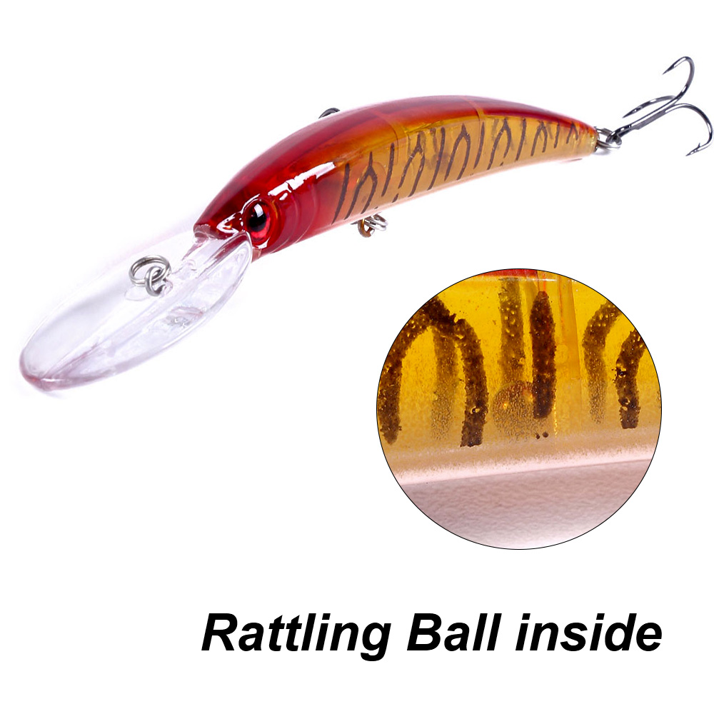 1PCS 15cm 15g  Deep Diving Jer - Fishing Lure Spoon recension och pris