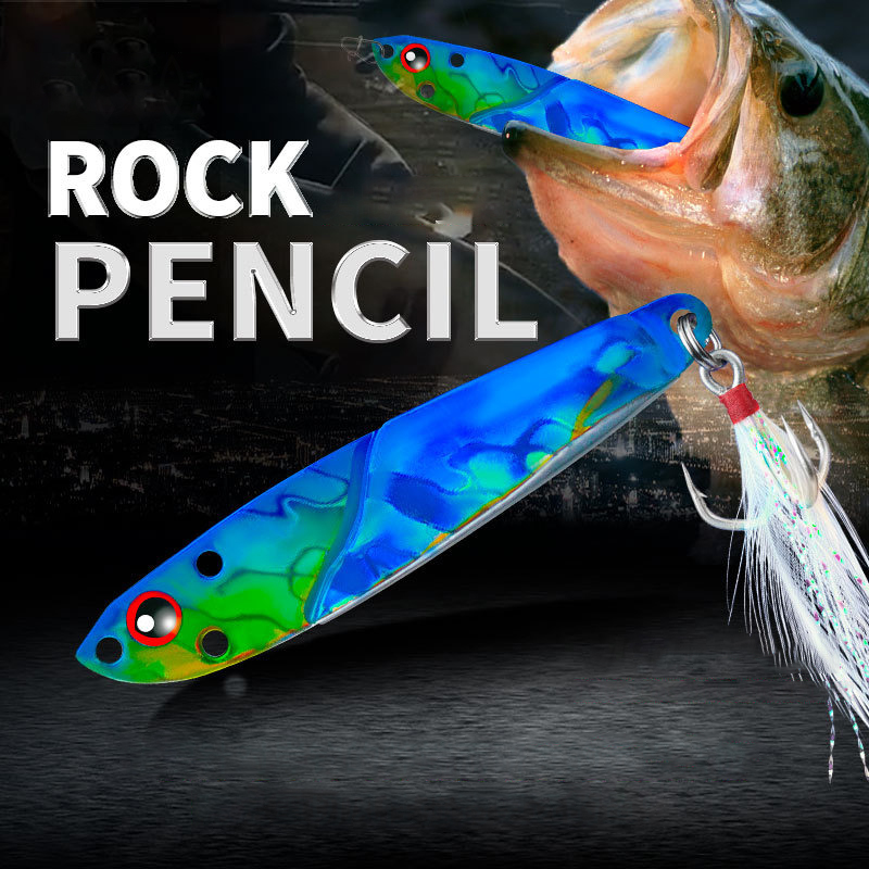 1PC Metal Jig 3D Fish Bait Tac - Fishing Lure Spoon recension och pris