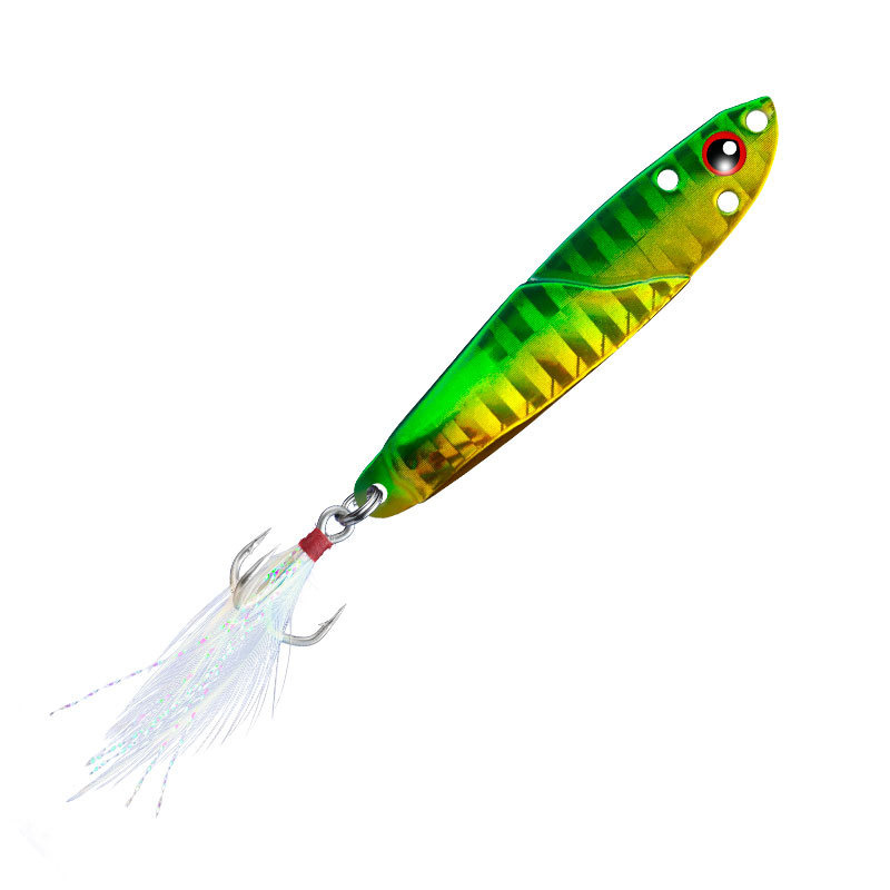 1PC Metal Jig 3D Fish Bait Tac - Fishing Lure Spoon recension och pris