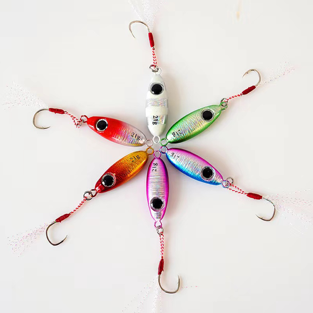 6pcs Micro Metal Jigging Fishi - Fishing Lure Spoon recension och pris