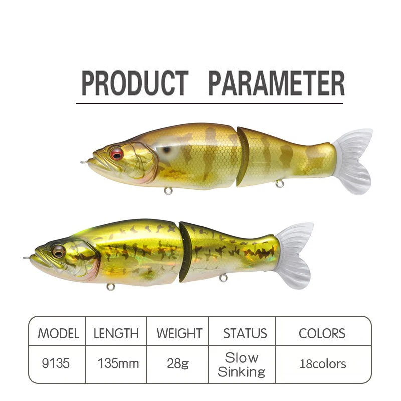 Swimbait Fishing Lure 135mm 31 - Fishing Lure Popper recension och pris