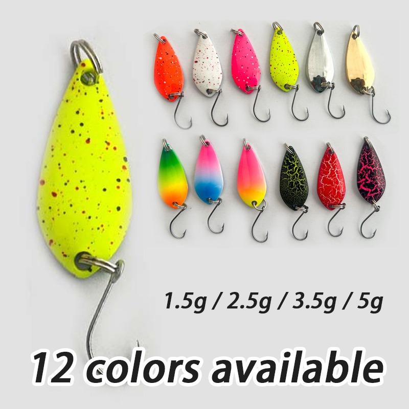 1pc 1.5g/2.5g/3.5g/5g Fishing  - Fishing Lure Spoon recension och pris