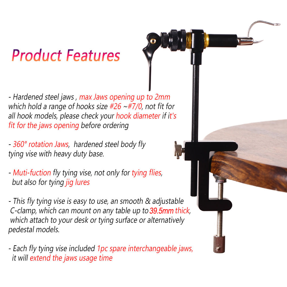 Bimoo 360° Rotation C-Clamp Fl - Fishing Lure Making Kit recension och pris