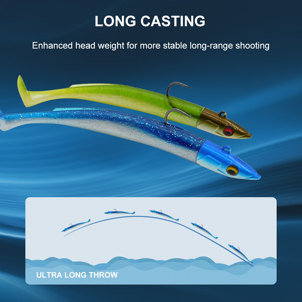 ESFISHING Soft Fishing Lure Le - Fishing Lure Spoon recension och pris