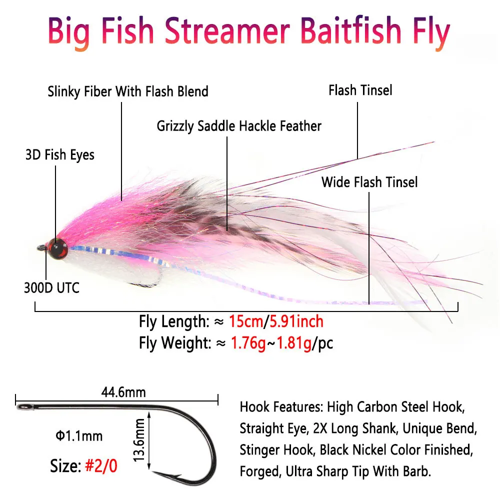 Bimoo #2/0 15cm/5.91inch Big S - Fishing Lure Spoon recension och pris