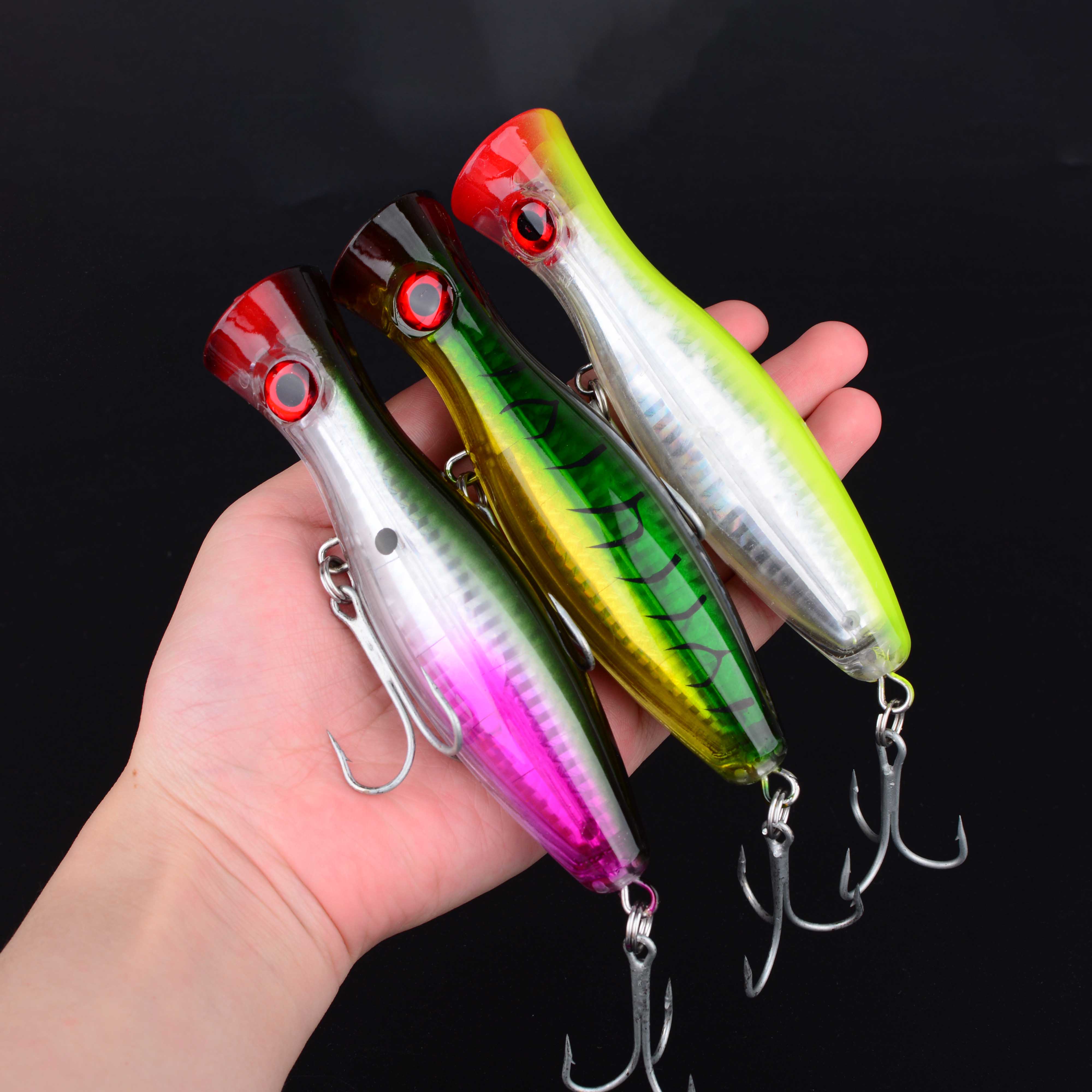 1pc 13CM 42g Big Popper Floati - Fishing Lure Making Kit recension och pris